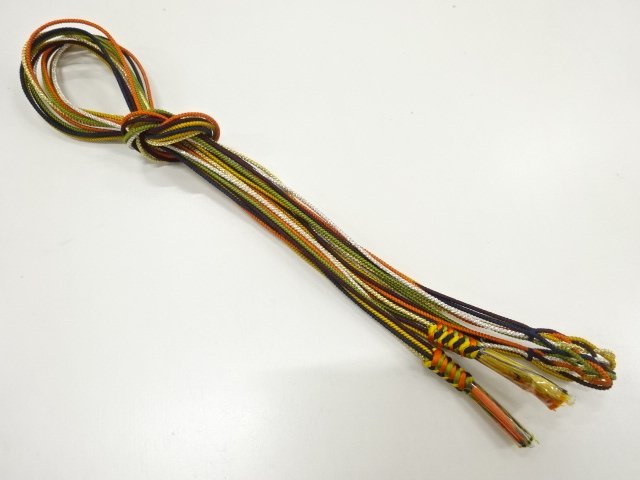未使用品　正絹　手組帯締め